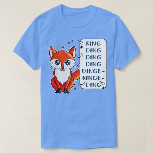 Funny Wat zegt de Fox zeggen Fox Lover T-shirt Gif (Design voorkant)