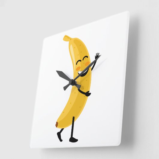 Funny watch vierkante klok (Hoek)