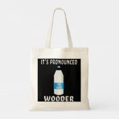 Funny Water geprononceerde Wooder Jawn New Jersey Tote Bag (Achterkant)
