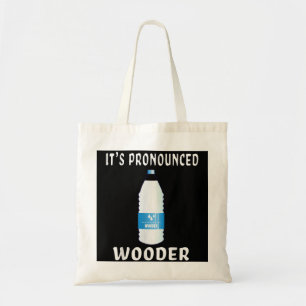 Funny Water geprononceerde Wooder Jawn New Jersey Tote Bag