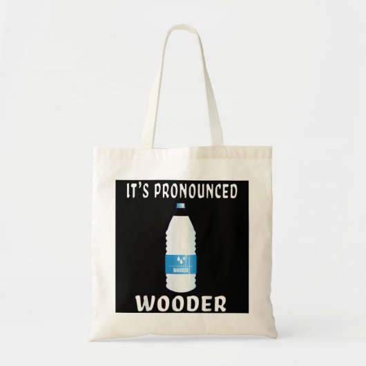 Funny Water geprononceerde Wooder Jawn New Jersey Tote Bag (Voorkant)