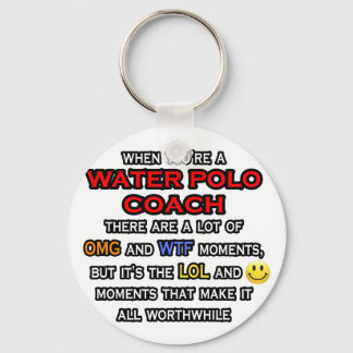 Funny Water Polo Coach ... OMG WTF LOL Sleutelhanger