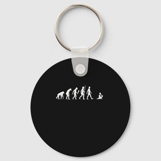 Funny Water Polo Evolution Water Polo Player Gift Sleutelhanger (Voorkant)