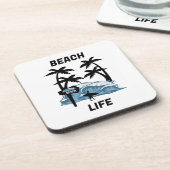 Funny Water Wave Bier Onderzetter (Linkerzijde)