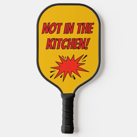 Funny Watercolor Chicken Personalized Pickleball Paddle (Achterkant)