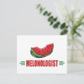 Funny Watermelon Briefkaart (Staand voorkant)
