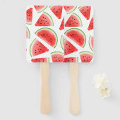 Funny Watermelon Fans - Fresh Fruit Summer Fans Handwaaier (Voorkant en achterkant)