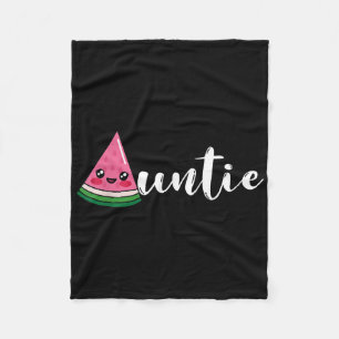 Funny Watermelon Fruit Lover tante Family Su Fleece Deken
