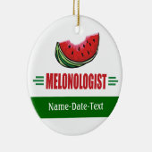 Funny Watermelon Keramisch Ornament (Rechts)