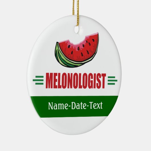 Funny Watermelon Keramisch Ornament (Rechts)