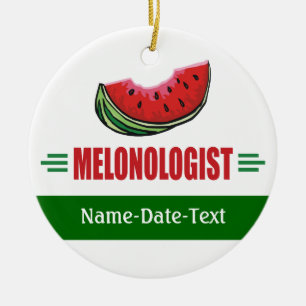 Funny Watermelon Keramisch Ornament