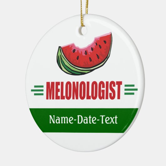 Funny Watermelon Keramisch Ornament (Links)