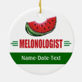Funny Watermelon Keramisch Ornament (Achterkant)