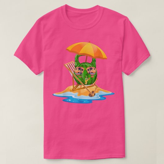Funny Watermelon Kettlebell Powerlift Workout L T-shirt (Design voorkant)