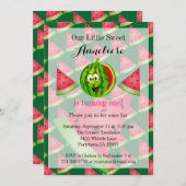 Funny Watermelon Kind 00e Verjaardag Kaart (Voorkant / Achterkant)