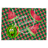 Funny Watermelon Kind Verjaardag Large Cadeautasje (Achterkant)