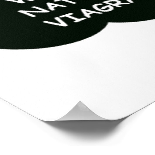 Funny Watermelon Man Viagra Joke Poster (Hoek)