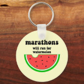 Funny watermelon marathon sleutelhanger (Voorkant)