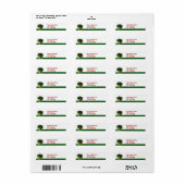 Funny Watermelon Picnic Return Label (Full Sheet)