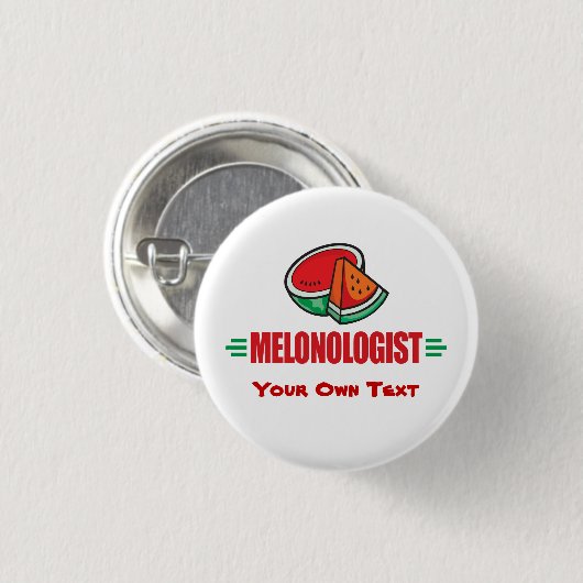 Funny Watermelon Ronde Button 3,2 Cm (Voorkant /achterkant)