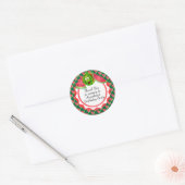 Funny Watermelon Ronde Sticker (Envelop)