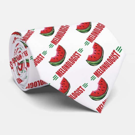 Funny Watermelon Stropdas (Opgerold)