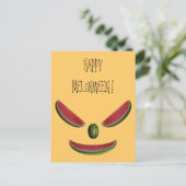 Funny Watermelons Emoticon Briefkaart (Staand voorkant)