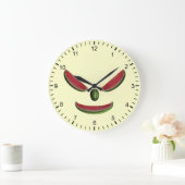 Funny Watermelons Face Grote Klok (Huis)