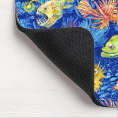 Funny waterverf vis muismat (Hoek)