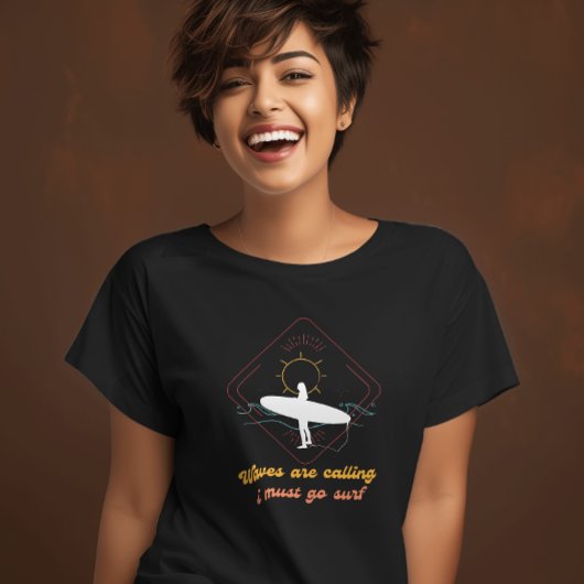 Funny waves roepen dat ik moet gaan T-shirt