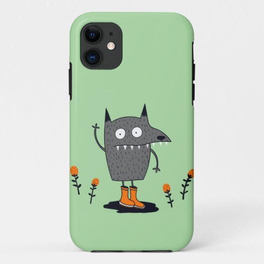 Funny Waving Monster Case-Mate iPhone Case (Achterkant)