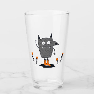 Funny Waving Monster Glas