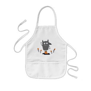 Funny Waving Monster Kinder Schort
