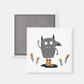 Funny Waving Monster Magneet (Voorkant / Achterkant)