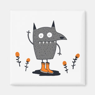 Funny Waving Monster Magneet