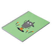 Funny Waving Monster Notitieboek (Linkerzijde)