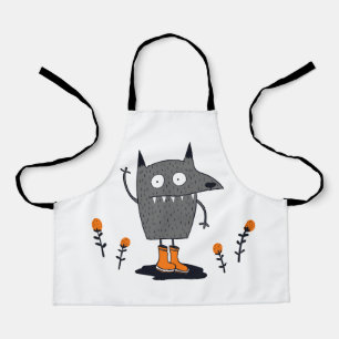 Funny Waving Monster Schort