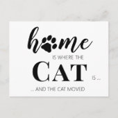 Funny We hebben nieuwe adreskaartenhuisverplaatsin Briefkaart (Voorkant)