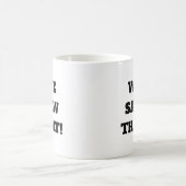 Funny “We Saw That” Santa and Jesus Design Koffiemok (Center)