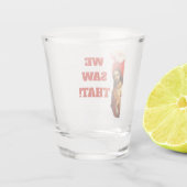 Funny “We Saw That” Santa and Jesus Design Shot Glas (Achterkant)