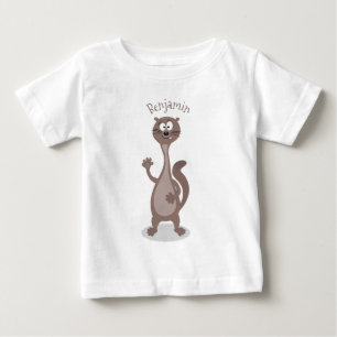 Funny weasel cartoon