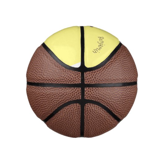 Funny weasel cartoon basketbal (Rechts)