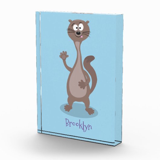 Funny weasel cartoon fotoblokken (Rechts)