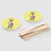 Funny weasel cartoon handwaaier (Niet-gemonteerd)