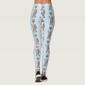Funny weasel cartoon leggings (Achterkant)
