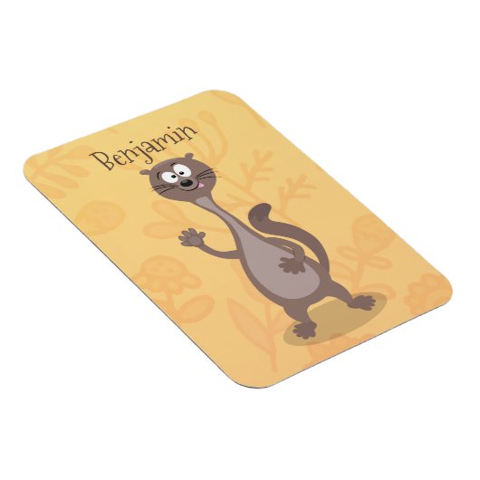 Funny weasel cartoon magneet (Rechterzijde)