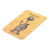 Funny weasel cartoon magneet (Linkerzijde)