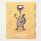 Funny weasel cartoon planner (Achterkant)