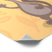 Funny weasel cartoon poster (Hoek)