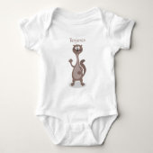 Funny weasel cartoon romper (Voorkant)